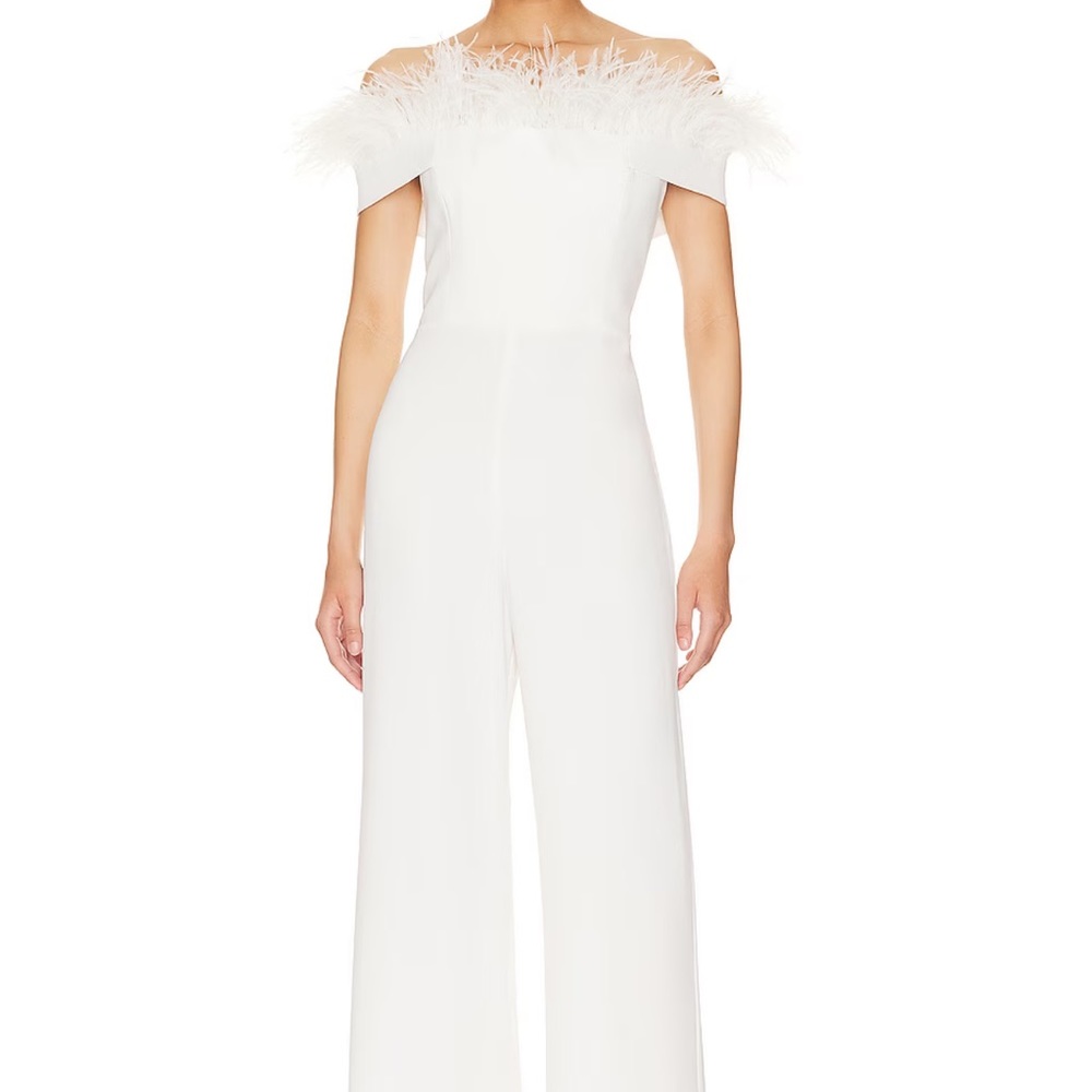 Amanda uprichard revolve keeley jumpsuit in ivory